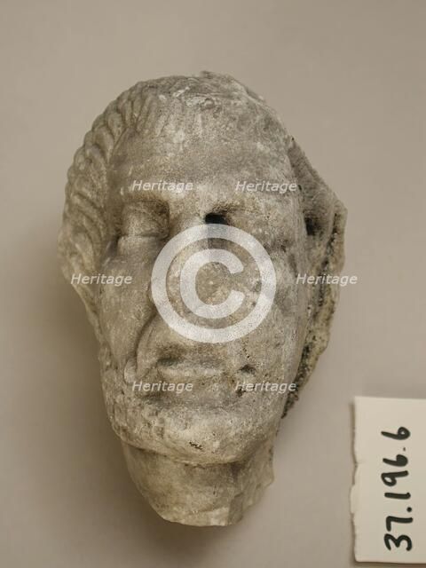 Sarcophagus Fragment, 4th century. Creator: Unknown.