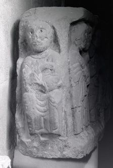 Sarcophagus Fragment, between 1125 and 1150. Creator: Unknown