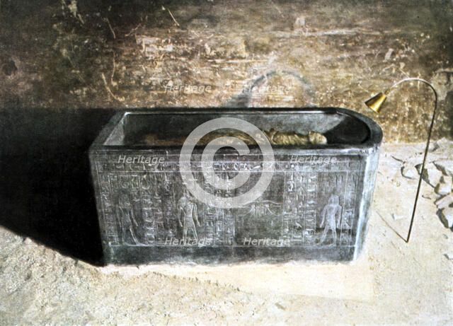 Sarcophagus of Amenhotep II, Ancient Egyptian, 18th Dynasty, 1400 BC. Artist: Unknown