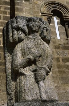 Sarcophagus of Garcia Fernandez Barrantes, Church of Santa Maria del Almocovar, Alcantara..., 2001. Creator: LTL