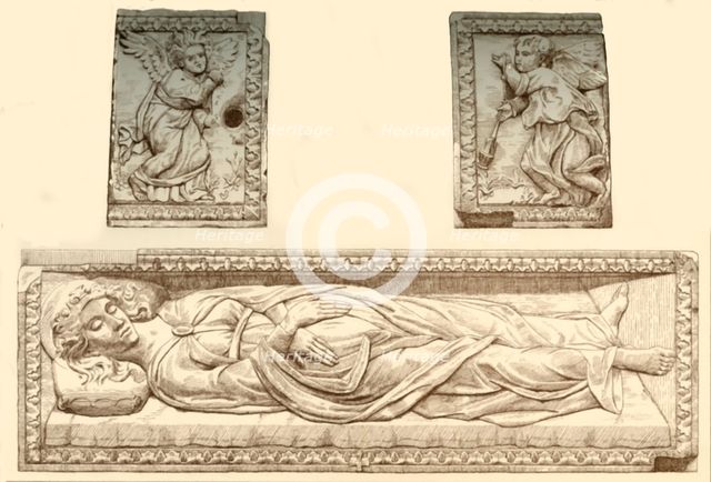 Sarcophagus of Santa Giustina, c1476, (1881). Creator: Bernard Collier.