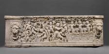 Sarcophagus representing a Dionysiac Vintage Festival, A.D. 290-300. Creator: Unknown