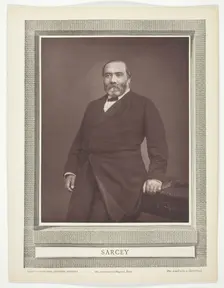 Sarcey, c. 1876. Creator: Franck