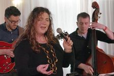 Sara Colman, Sara Colman Band, Watermill Jazz Club, Dorking, Surrey, 28 Jan 2020. Creator: Brian O'Connor