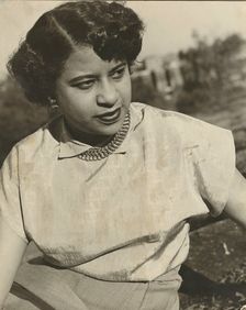 Sara Lachatanere, 1951 (Approximate). Creator: Romulo Lachatanere