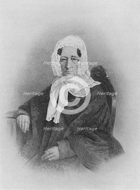 Sara Levy, born Itzig (1761-1854), c. 1850.
