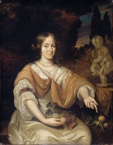 Sara Pottey (1651-1705), Wife of Johan van Bochoven, 1670-1690. Creator: Daniel Haringh