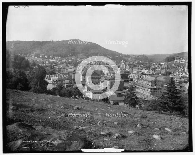 Saranac Lake, Adirondack Mountains, c1902. Creator: William H. Jackson.