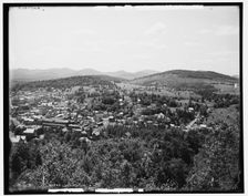 Saranac Lake from Mt. Pisgah, Adirondack Mountains, c1902. Creator: William H. Jackson