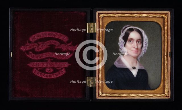 Sarah Carter Stearns, ca. 1845. Creator: Sarah C. Frothingham.