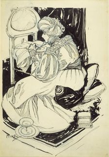 Sarah Bernhardt (1844-1923), c1896. Creator: Mucha, Alfons Marie (1860-1939)