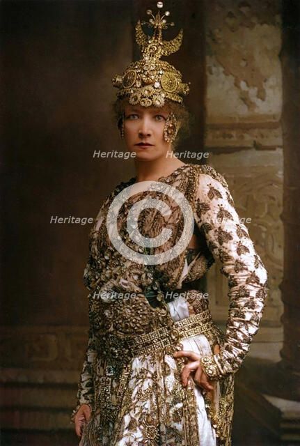 Sarah Bernhardt (1844-1923), French stage actress, 1890. Creator: W&D Downey.