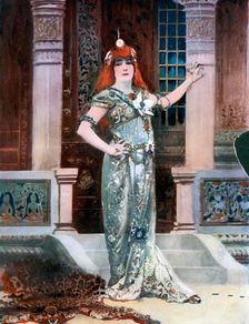 Sarah Bernhardt as Isolde, c1902. Creator: Nadar
