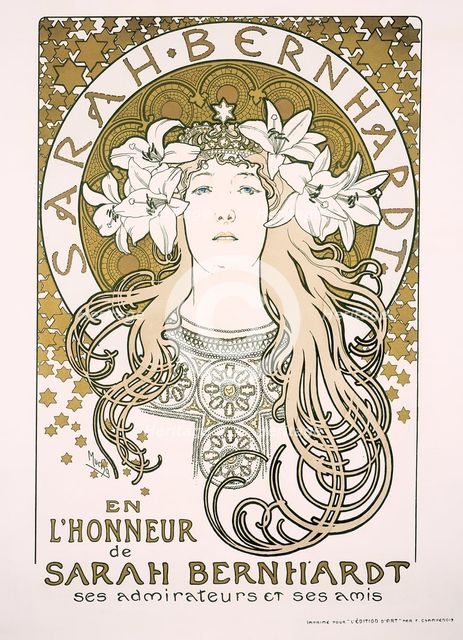 Sarah Bernhardt as La Princesse Lointaine.