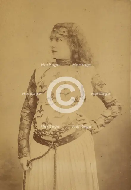 Sarah Bernhardt as Lady Macbeth, 1878-1900. Creator: Paul Nadar.