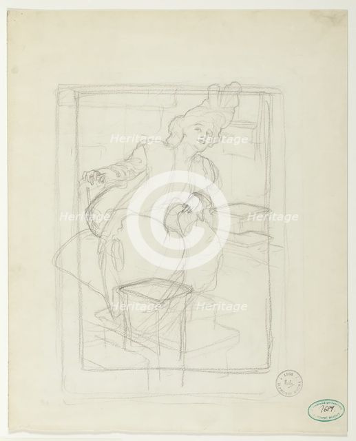 Sarah Bernhardt, c. 1898. Creator: Alphonse Mucha.