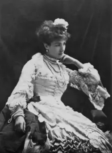 Sarah Bernhardt, French actress, c1865. Artist: Nadar
