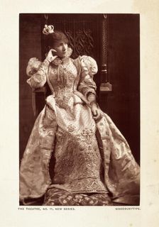 Sarah Bernhardt in costume, (late 19th century?)