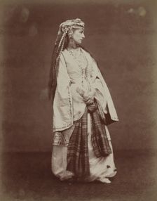 Sarah Bernhardt in "Zaire" by Voltaire, 1874. Creator: Étienne Carjat (French, 1828-1906)