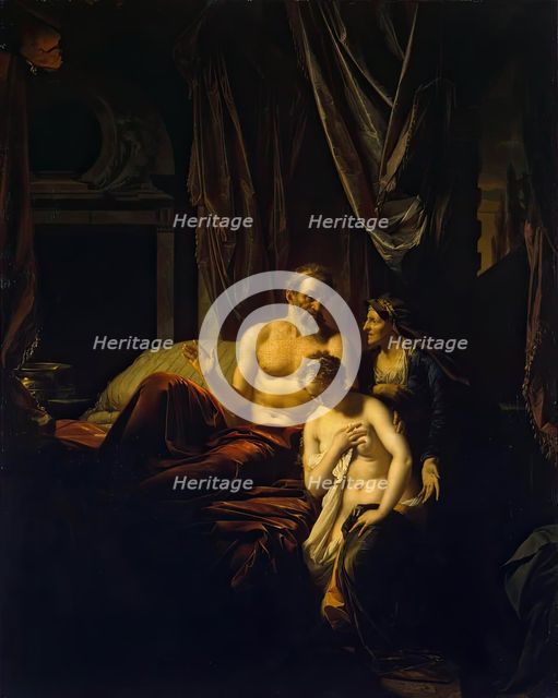 Sarah Bringing Hagar to Abraham, 1696. Creator: Adriaen van der Werff.