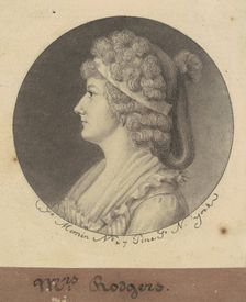 Sarah Elizabeth Rogers, 1797-1798. Creator: Charles Balthazar Julien Févret de Saint-Mémin