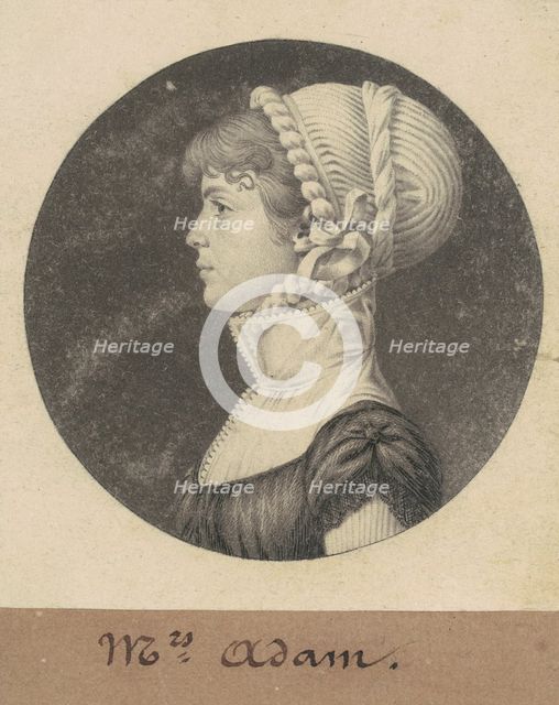 Sarah Eve Adams, 1809. Creator: Charles Balthazar Julien Févret de Saint-Mémin.