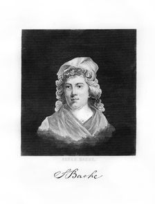 Sarah Franklin Bache, American revolutionary war patriot, 1872