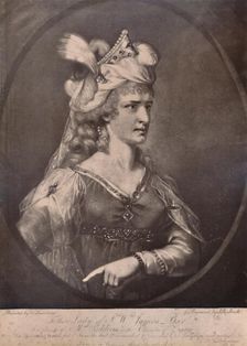Sarah Siddons, Welsh actress, as Zara in William Congreve's play The Mourning Bride, c1783 (1894). Artist: John Raphael Smith