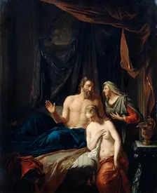 Sarah Presenting Hagar to Abraham late 17th/early 18th century. Artist: Adriaen van der Werff