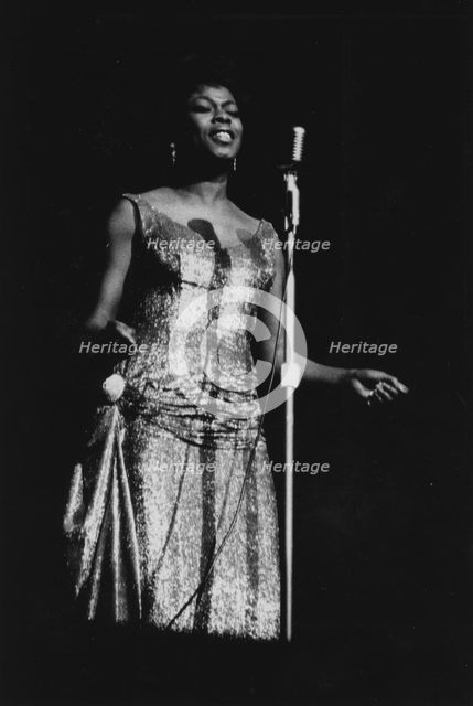 Sarah Vaughan, Count Basie Orchestra, London, 1963. Creator: Brian Foskett.