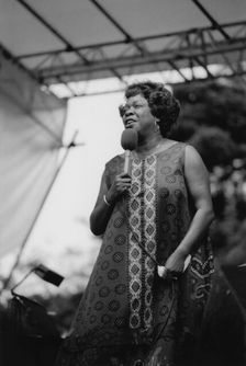 Sarah Vaughan, Knebworth, Capital Radio Jazz Festival, 1981. Creator: Brian Foskett