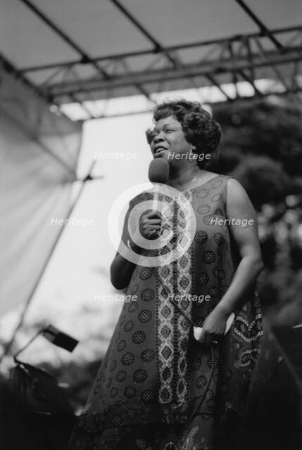 Sarah Vaughan, Knebworth, Capital Radio Jazz Festival, 1981. Creator: Brian Foskett.