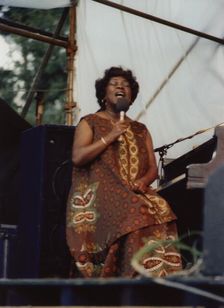 Sarah Vaughan, Knebworth, Capital Radio Jazz Festival, 1981. Creator: Brian Foskett