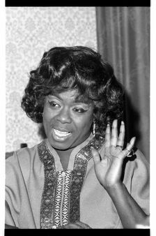 Sarah Vaughan, London, 1973. Artist: Brian O'Connor