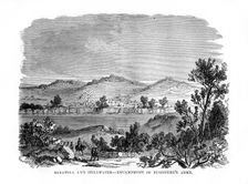 Saratoga and Stillwater, Encampments of Burgoyne's Army 1777, (1872)
