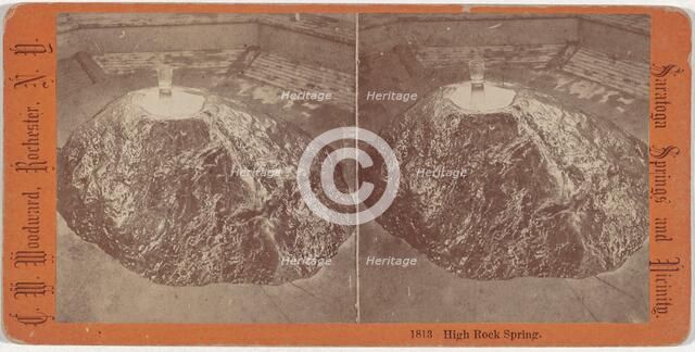 Saratoga Springs and Vicinity, c. 1860. Creator: Charles Warren Woodward.