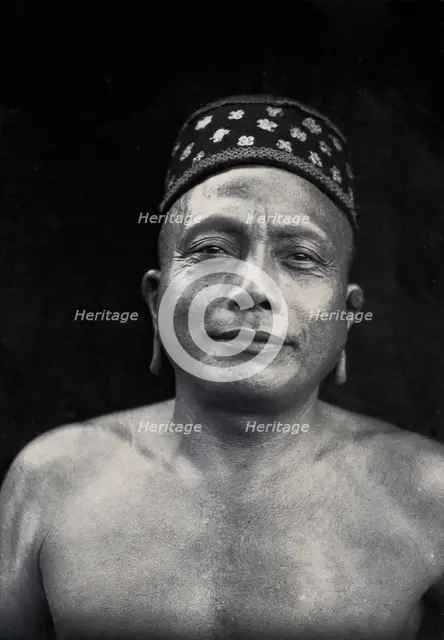 Sarawak: Tama Bulan, a Kenyah chief, c1900. Creators: Unknown, Tama Bulan.