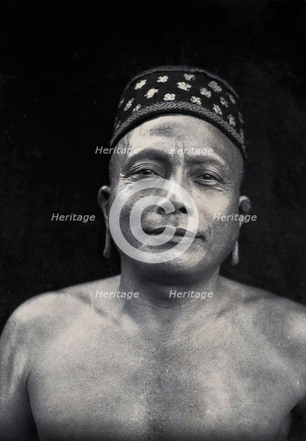 Sarawak: Tama Bulan, a Kenyah chief, c1900. Creators: Unknown, Tama Bulan.
