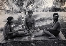 Sarawak: three Kalabit women, c1900. Creator: Unknown