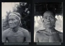 Sarawak: two tribal chiefs, c1900. Creator: Unknown