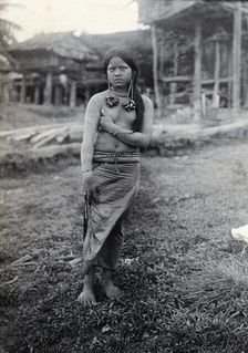 Sarawak: a Kayan girl, c1900. Creator: Unknown