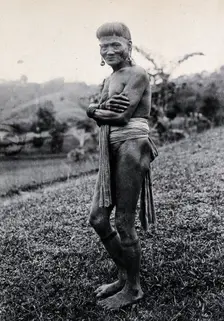 Sarawak: a Ukit man, c1900. Creator: Unknown