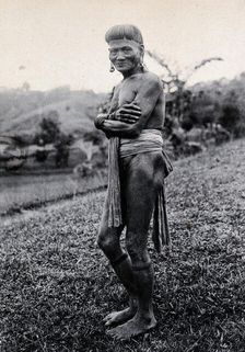Sarawak: a Ukit man, c1900. Creator: Unknown