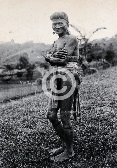 Sarawak: a Ukit man, c1900. Creator: Unknown.