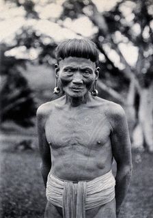 Sarawak: a Ukit man, c1900. Creator: Unknown