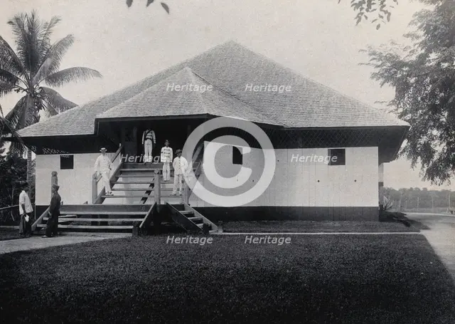 Sarawak: exterior view of the Baram Fort, c1900. Creator: Unknown.