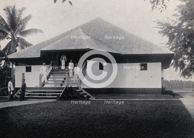 Sarawak: exterior view of the Baram Fort, c1900. Creator: Unknown.