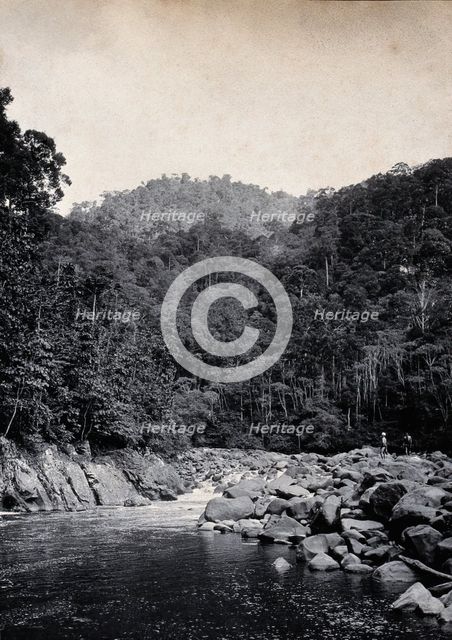 Sarawak: falls on the Baram River, c1900. Creator: Unknown.