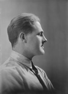 Sargeant [sic] Cutler, portrait photograph, 1919 Feb. 18. Creator: Arnold Genthe