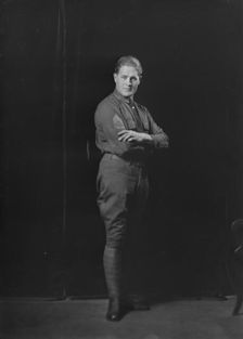 Sargeant [sic] Cutler, portrait photograph, 1919 Feb. 18. Creator: Arnold Genthe